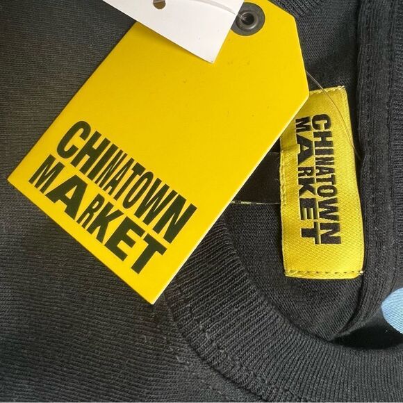 Chinatown Market Back 2 Back Championship Cotton Shirt Black Small NWT - Picture 4 of 5